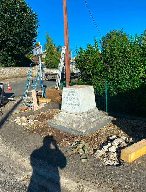 Travaux changement de site