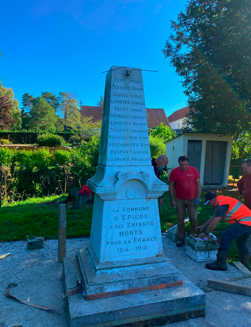 Travaux changement de site